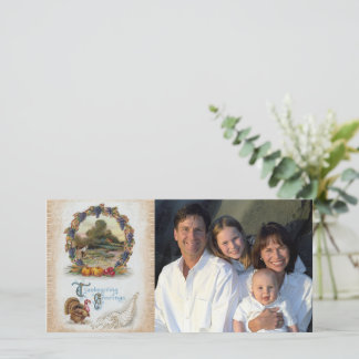 Full Color Vintage Post Card Thanksgiving Photos