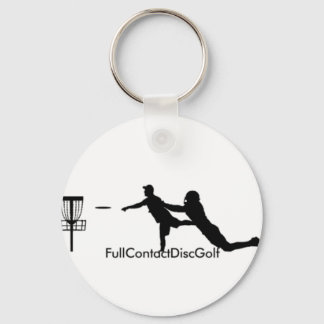 Full Contact Disc Golf Key Chain