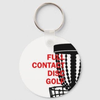 Full Contact Disc Golf Key Chain