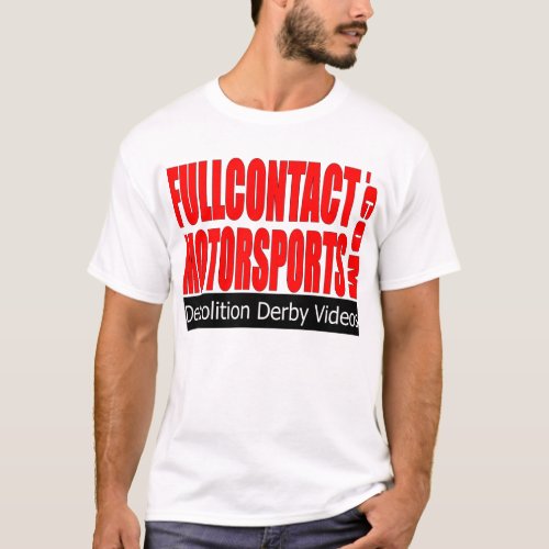 Full Contact Motorsports logo t_shirt