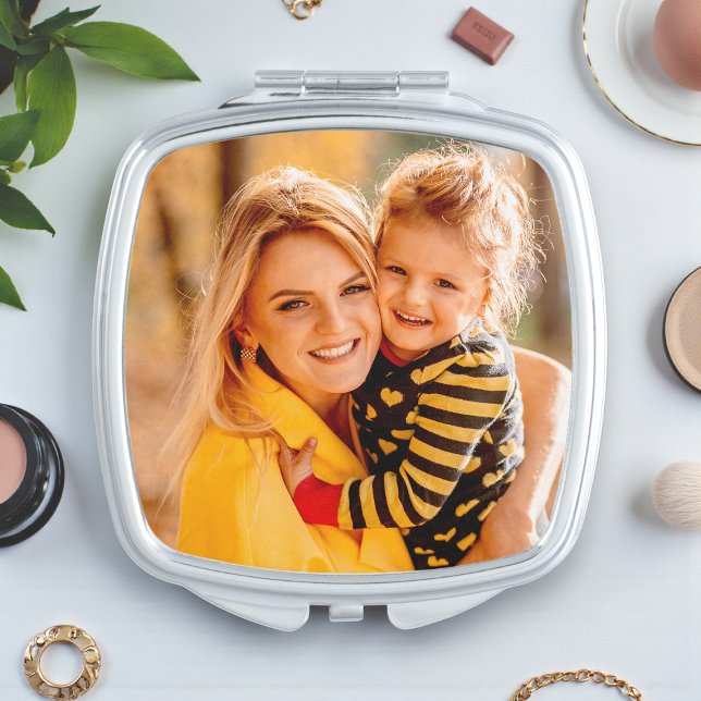 Full Cover Single Photo Keepsake Compact Mirror (Creator Uploaded)