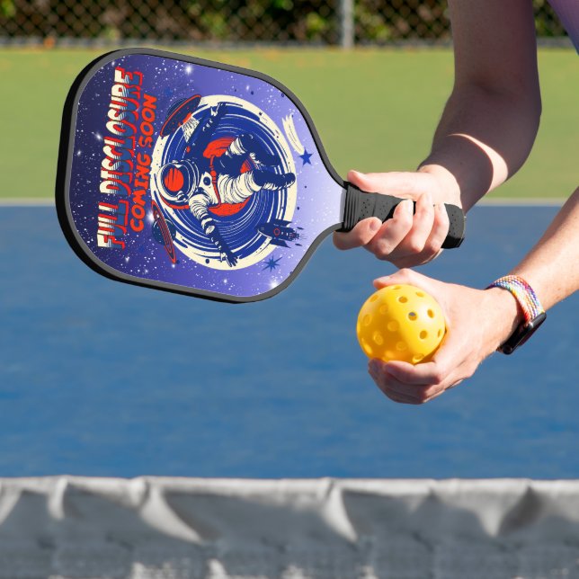 Full Disclosure Coming Soon | Astronaut Floating  Pickleball Paddle (Insitu)