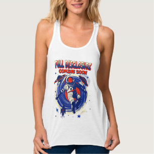 Full Disclosure Coming Soon Astronaut Floating Tank Top