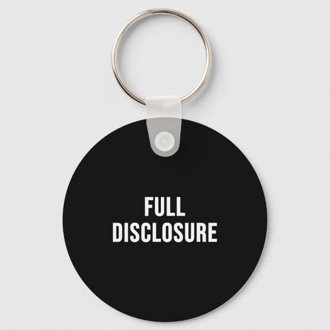 Full Disclosure  Keychain (Front)