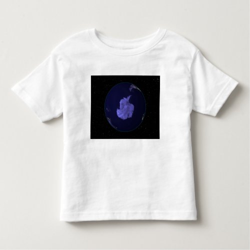 Full Earth at night showing city lights 7 Toddler T_shirt