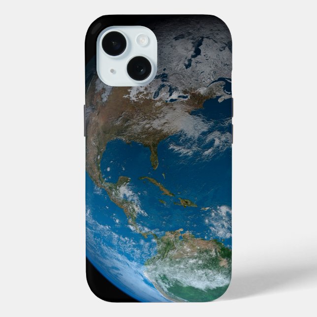 Full Earth Featuring North And South America. Case-Mate iPhone Case (Back)
