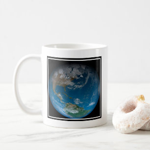 Full Earth Featuring North And South America. Coffee Mug