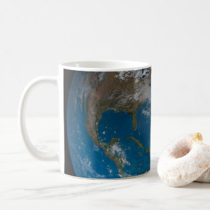 Full Earth Featuring North And South America. Coffee Mug