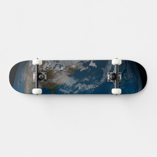 Full Earth Featuring North And South America Skateboard