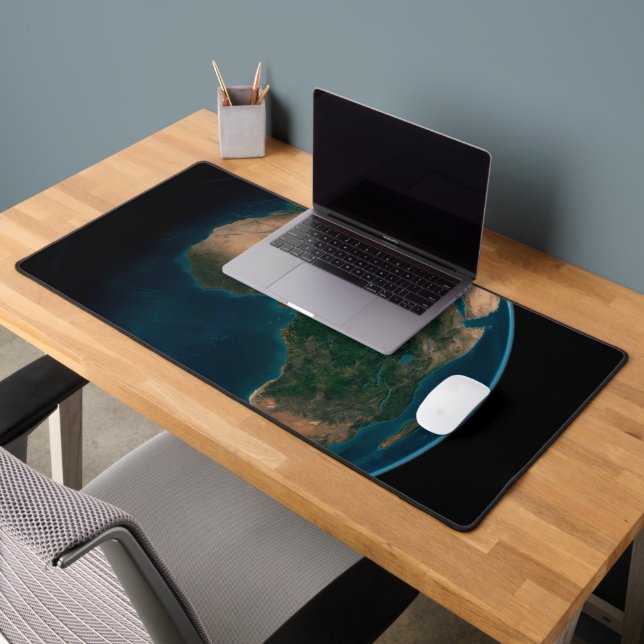 Full Earth From Space Above The African Continent. Desk Mat (Office 2)