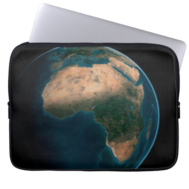 Full Earth From Space Above The African Continent. Laptop Sleeve (Front)