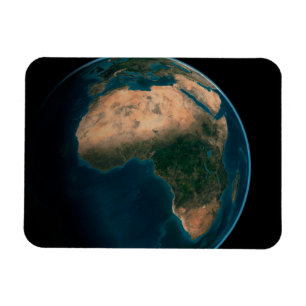 Full Earth From Space Above The African Continent. Magnet