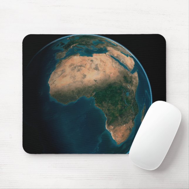 Full Earth From Space Above The African Continent. Mouse Pad (With Mouse)