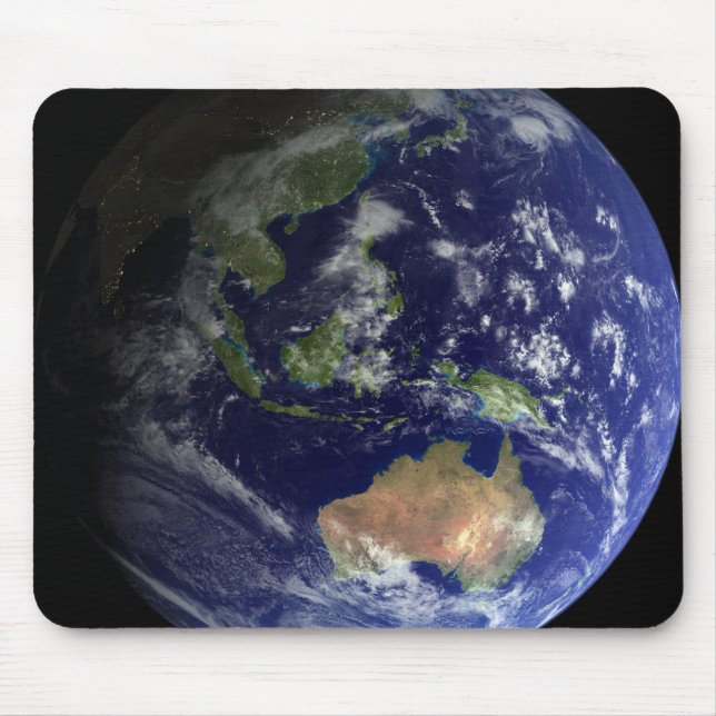 Full Earth from space showing Australia Mouse Pad (Front)