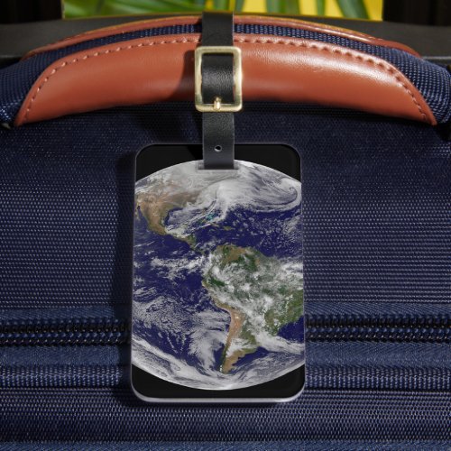 Full Earth Showing A Powerful Winter Storm Luggage Tag