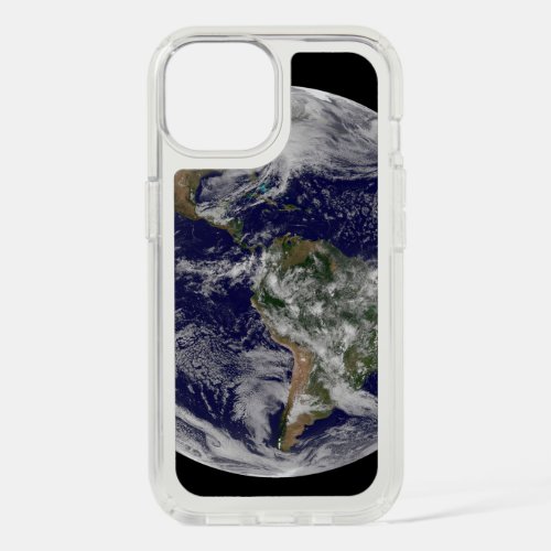 Full Earth Showing A Powerful Winter Storm iPhone 15 Case