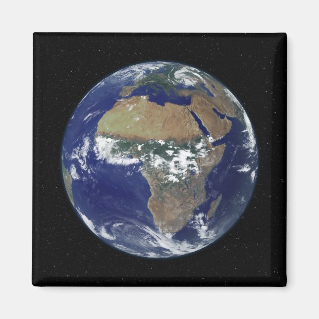 Full Earth Showing Africa and Europe Magnet (Front)