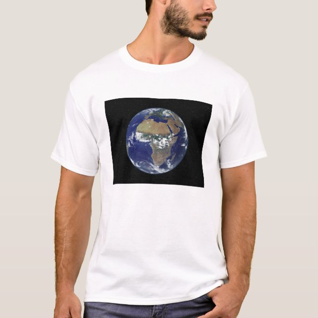 Full Earth Showing Africa and Europe T-Shirt (Front)