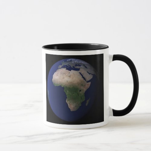 Full Earth showing Africa Europe   Middle Ea Mug