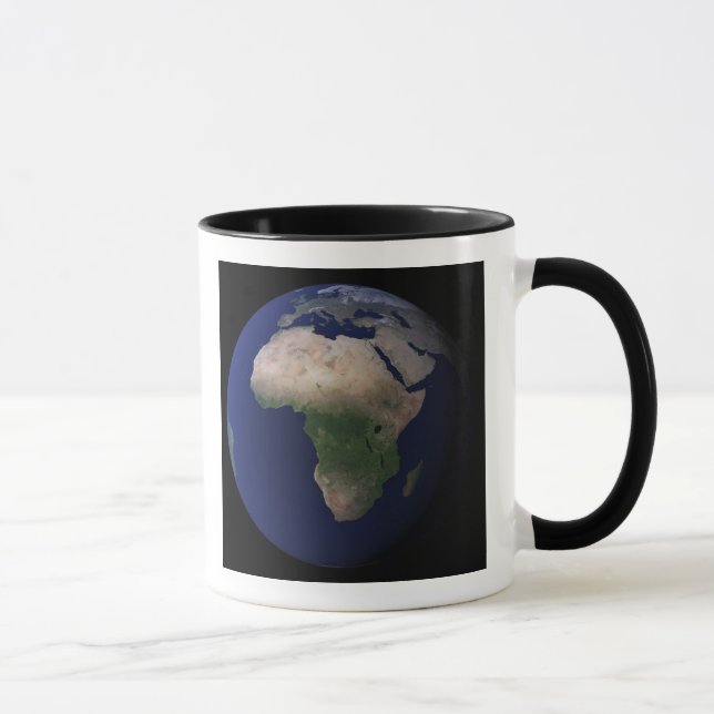Full Earth showing Africa, Europe, &  Middle Ea Mug (Right)
