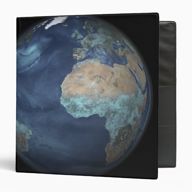 Full Earth showing evaporation 3 Ring Binder (Front/Inside)