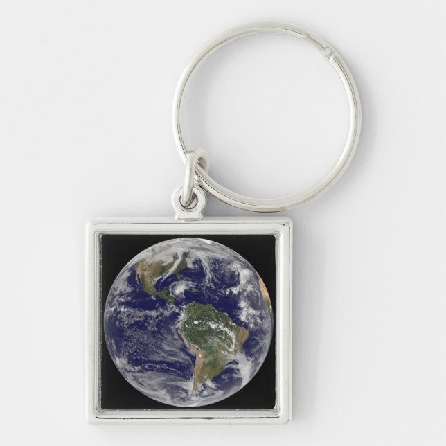 Full Earth showing Hurricane Paloma Keychain (Front)