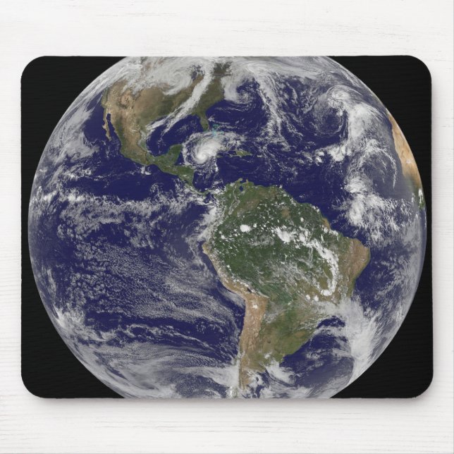 Full Earth showing Hurricane Paloma Mouse Pad (Front)
