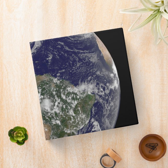 Full Earth Showing Low Pressure Systems. 3 Ring Binder (In Situ)