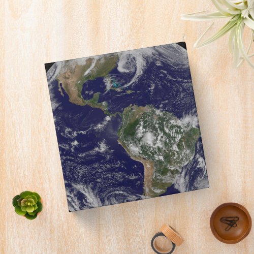 Full Earth Showing Low Pressure Systems 3 Ring Binder