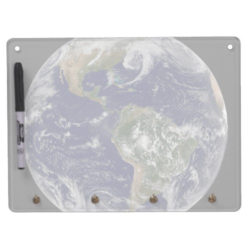 Full Earth Showing Low Pressure Systems Dry Erase Board With Keychain Holder