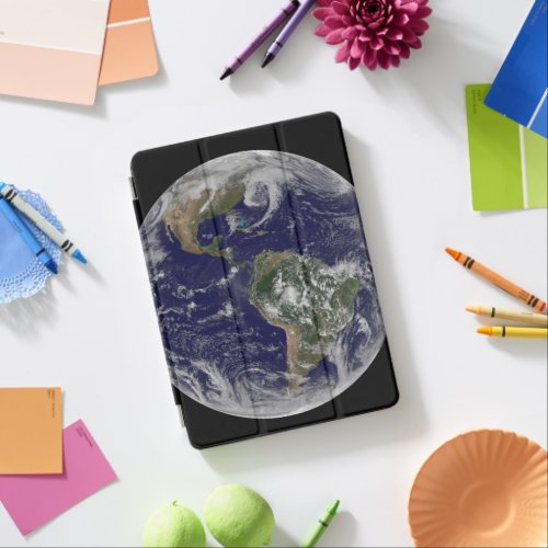 Full Earth Showing Low Pressure Systems iPad Air Cover