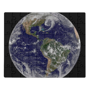 Full Earth Showing Low Pressure Systems. Jigsaw Puzzle
