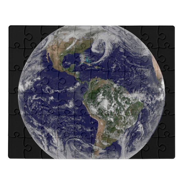 Full Earth Showing Low Pressure Systems. Jigsaw Puzzle (Puzzle Horizontal)