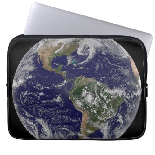 Full Earth Showing Low Pressure Systems Laptop Sleeve