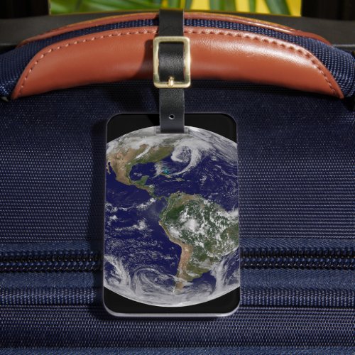 Full Earth Showing Low Pressure Systems Luggage Tag
