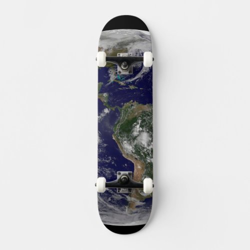 Full Earth Showing Low Pressure Systems Skateboard