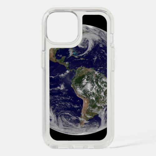 Full Earth Showing Low Pressure Systems iPhone 15 Case