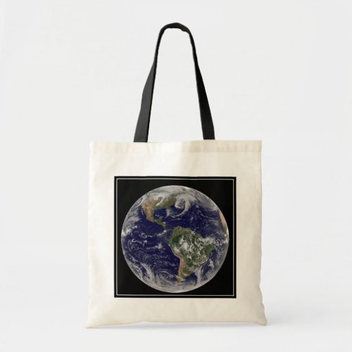 Full Earth Showing Low Pressure Systems Tote Bag