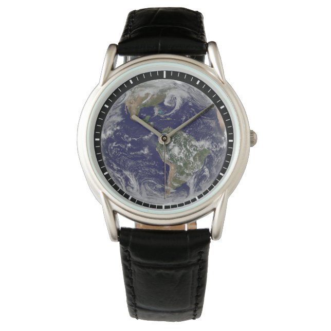 Full Earth Showing Low Pressure Systems. Watch (Front)