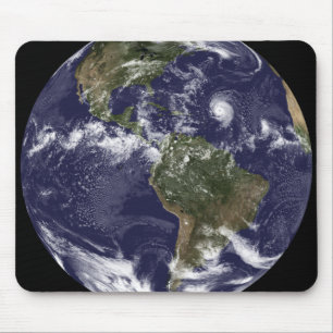 Full Earth showing North America 2 Mouse Pad