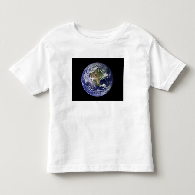 Full Earth showing North America 3 Toddler T-shirt (Front)