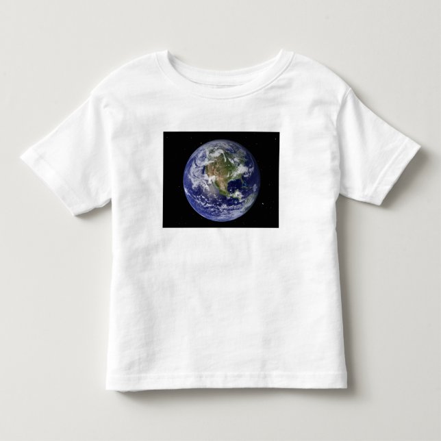 Full Earth showing North America 4 Toddler T-shirt (Front)