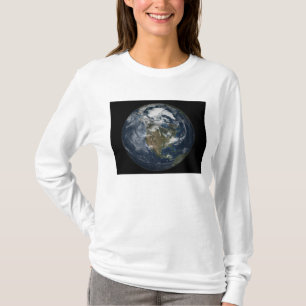 Full Earth showing North America 5 T-Shirt