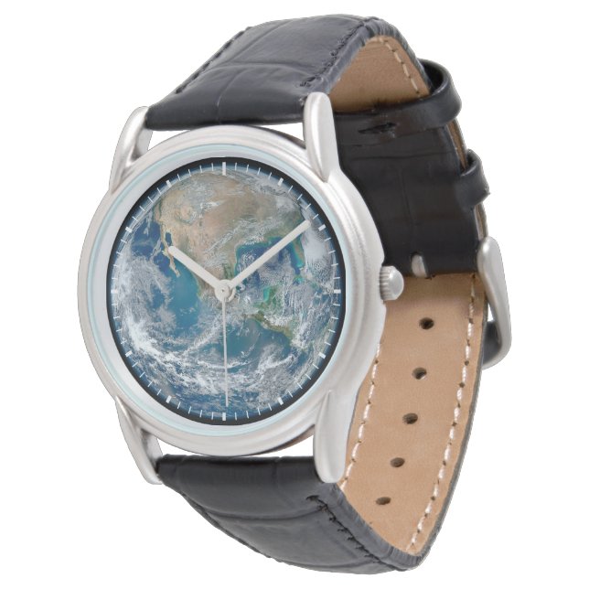 Full Earth Showing North America And Mexico. Watch (Angled)
