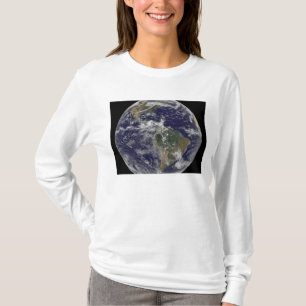 Full Earth showing North America and South Amer 3 T-Shirt