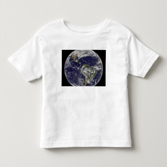 Full Earth showing North America and South Amer 6 Toddler T-shirt (Front)