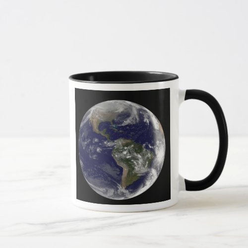 Full Earth showing North America and South Amer 7 Mug