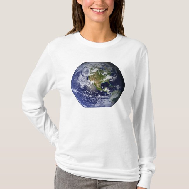 Full Earth showing North America T-Shirt (Front)