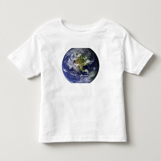Full Earth showing North America Toddler T-shirt (Front)