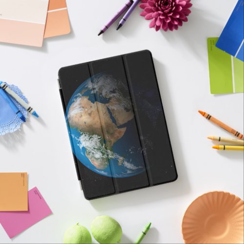 Full Earth Showing Simulated Clouds Over Africa iPad Air Cover